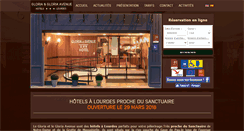Desktop Screenshot of hotel-gloria-lourdes.com
