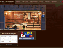 Tablet Screenshot of hotel-gloria-lourdes.com